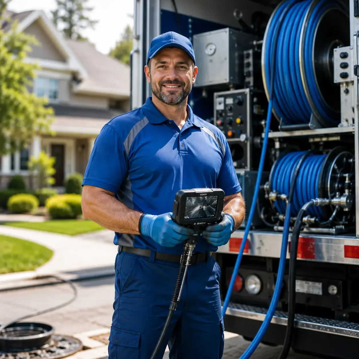 Local outdoor drain cleaning specialists in Harshaw, WI